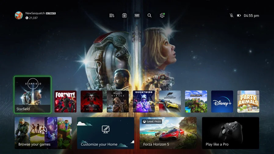 Xbox Series si aggiorna con una nuova dashboard