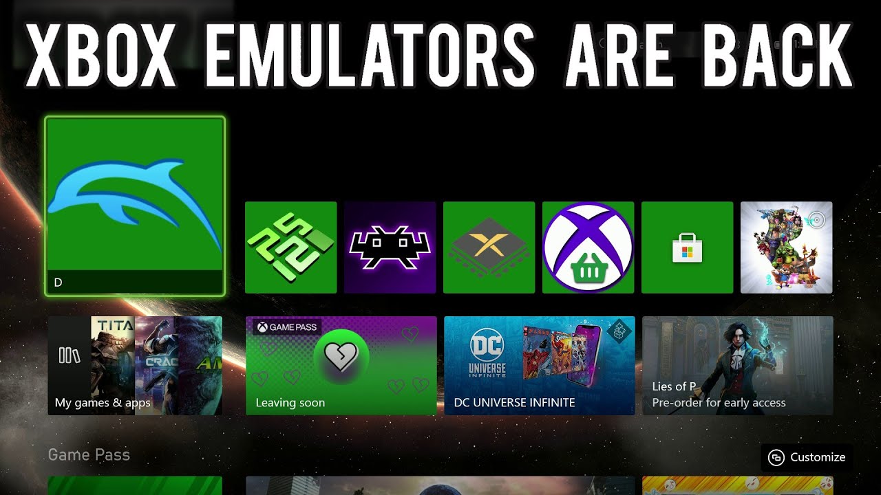 Emulatori di nuovo disponibili su Xbox Series